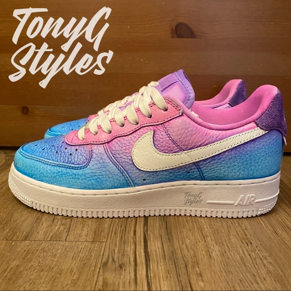 🥶NEW🥶 CUSTOM NIKE AIR FORCE 1 LOW “ICE BREAKER” - Picture 2 of 12
